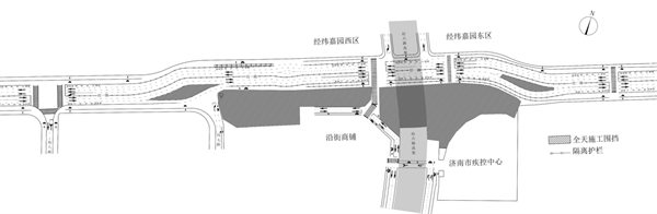 济南轨道交通6号线工程经一纬六站（工程名）将进行围挡施工，绕行方案公布