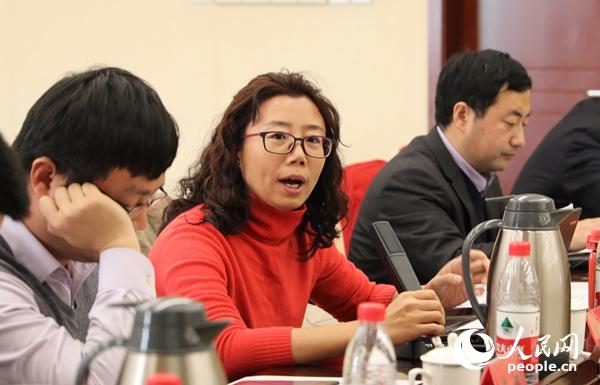 中央党校国际战略研究院副教授惠春琳在论坛上发言 （贾文婷 摄）
