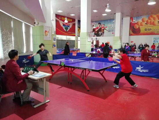槐荫区“迎新春”第五届老年人乒乓球比赛圆满结束
