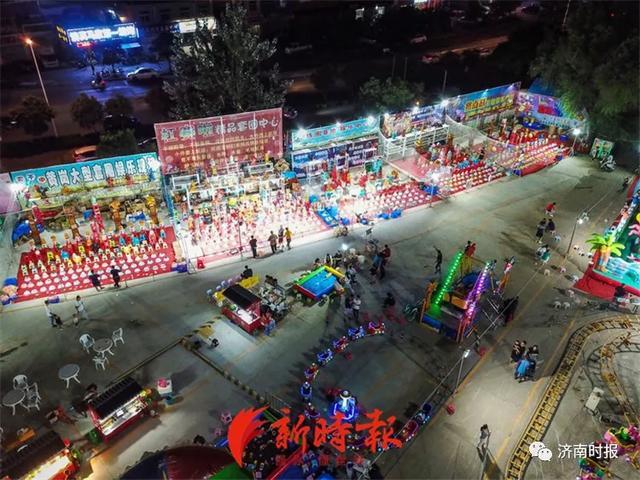 济南市区又添一新夜市，吃喝玩乐全都有，快看在你家临近吗？